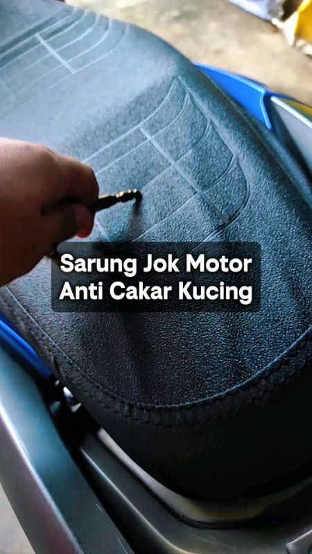 Sarung Jok Motor Anti Cakar Kucing #sarungjok #sarungjokmotor #anticakarkucing #aksesorismotor #Diskon50Persen #PromoNonStop #GratisOngkirRP0