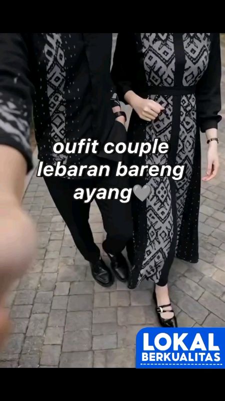 baju couple belvia outfit trend terbaru #outfitlebaran #outfitinspiration #couplebatik #couplepasangan #FashiondiShopee