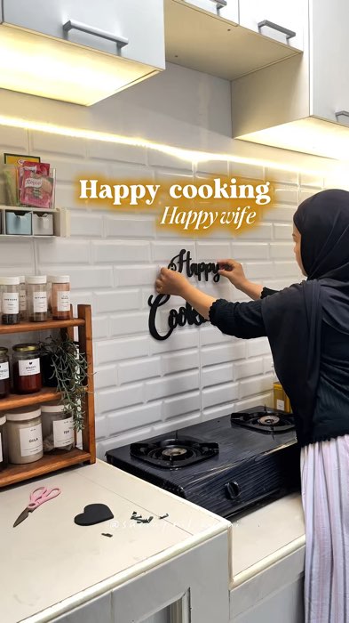 Hiasan dapur #happycooking #hiasandapur #hiasandapuraestetic #hiasandapurkayu #fyp