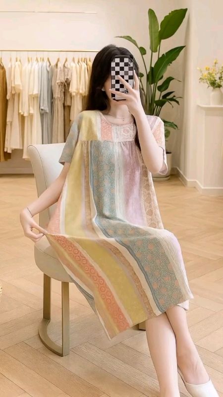 Daster Rayon Wanita | Daster Tidur Wanita | Daster Wanita Lengan Pendek #FashiondiShopee #RacunShopee #fyp #GakNyeselBeliIni #ShopeeCOD #shopeevideo