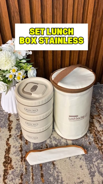 LUNCH BOX Susun Bento Stainless #lunchbox #lunchboxsusun #lunchboxstainlesssteel #RacunShopee #SpillBawaBerkah #DiskonRacunShopee #fyp