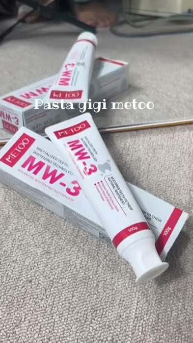 #pastagigimetoo #metoomw3 #pastagigipemutih #ShopeeCOD #ShopeeLook #PastaGigiMetooMw3PemutihGigi