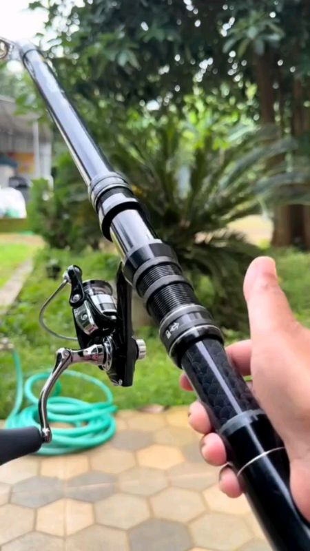 Paket 1 Set Joran Pancing Laut Teleskopik#joranpancing #reelpancing #joranantena #jorantelescopic #reelpancingberkualitas #RacunShopee