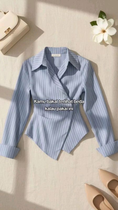 Atasan wanita kemeja sona#ShopeeCOD #kemejakoreanstyle #PejuangRupiah #belanjashopee #belanjaonline