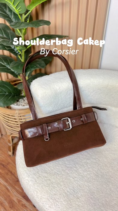 Cakep bgt tasnya 🤎 #RacunShopee #SpillRacunShopee #taswanita #shoulderbag #tasbahu #tassuede #corsier