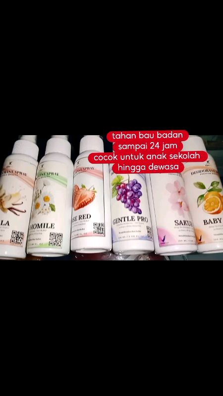 deodorant spray tawas sekali CO dpt 6 btol#deodoranttawas