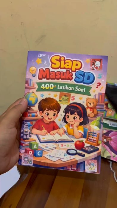 Buku persiapan masuk SD #fyp #shopeevideo #bukulatihan #bukumasuksd #soallatihan