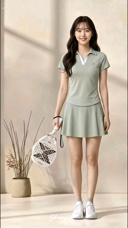 raket dan outfit favorit #raket #padel #tennis #outfit #ootd #baju #olahraga #sports #RacunShopee #shopeevideo #murahbanget #fyp #skort #set #setelan