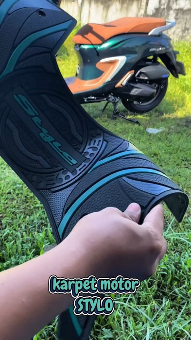 Nyaman, anti slip #stylo160 #modifikasimotor #otomotif #karpetmotorantislip #ViralDiShopeeVideo #fyp