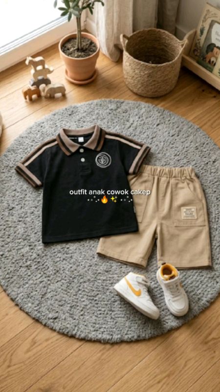 setelan baju polo anak model terbaru 🔥 cek di keranjang sekarang juga 😍#semuaorang #bawakberkah #barangbagus #spil #pyf