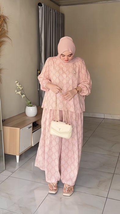 Aleeta One set blouse jumbo #aleetaoneset #oneset #bajuwanita