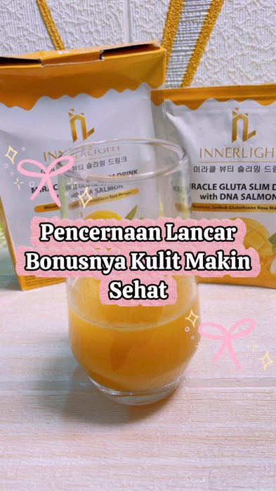 Pencernaan Lancar dan Kulitpun Sehat🥭#innerlight #innerlightcollagen #melancarkanBAB #melancarkanpencernaan #kulitsehat #ShopeeLook #ShopeeCOD
