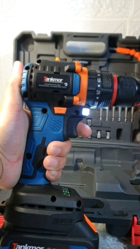 TANKMOR Mesin Bor Impact Baterai 3in1 #RacunShopee #RacunShopeeCheck #borimpact #borscrewdriver #borobeng #bor3fungsi #borimpactmurah #tankmor