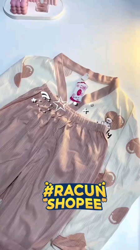 baju tidur piyama#viral #ViralDiShopeeVideo #GakNyeselBeliIni #viralracunshopee #RacunShopee