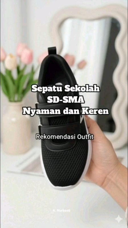 sepatu sekolah anak SD sampai SMA perekat #sepatusneakers #sepatusekolahhitam #RacunShopee #ViralDiShopeeVideo #SpillRacunShopee