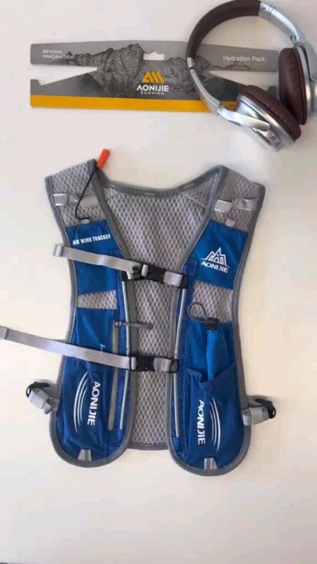 TAS ROMPI LARI DENGAN BOTOL 550ML VEST RUNNING BAG BOTTLE WATERPROOF ADJUSTABLE