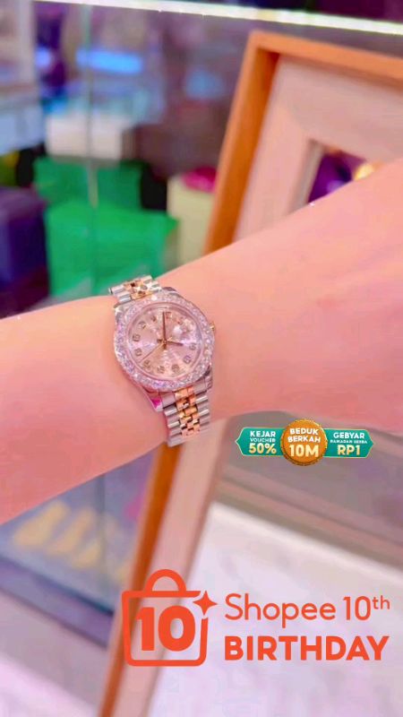 jam tangan wanita kekinian#jamtanganwanitamewah #jamtanganwanitaoriginal #jam #jamtanganwanita #ShopeeCOD #DiskonRacunShopee #ayocheckout #