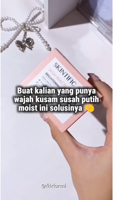 Rawat kulit kusam degan moist ini #SpillRacunShopee #RacunShopee #mshniacinamide #skintificmshniacinamide #skintificmshniacinamodemoisturizer
