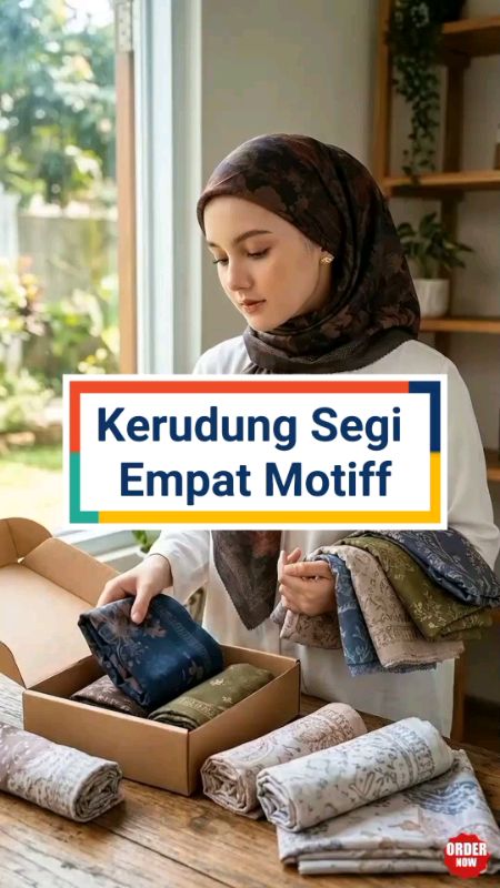 Hijab Kerudung Segi Empat Motif Voala Premium#ShopeeLook #SpillRacunShopee #RacunShopee #shopeevideo