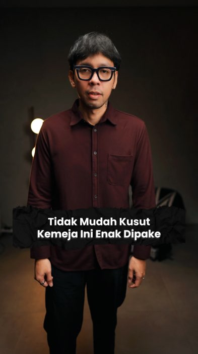 Kemeja casual gak mudah kusut! #kemeja #kemejapolos #kemejacasual #mensfashion #menswear