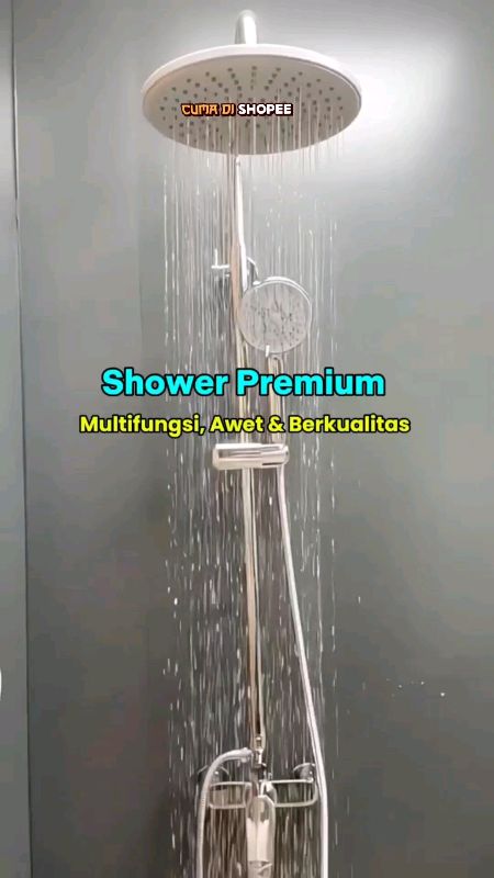 Rain Shower Set Premium #RainShowerSet#showersultan#showerkamarmandi#showermewah#BadaiTapiBudget#GakNyeselBeliIni#RacunShopee#fyp