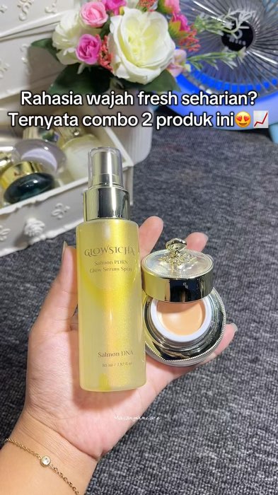 #glowsicha #glowsichadaycream #serumspray #promoshopeevideo