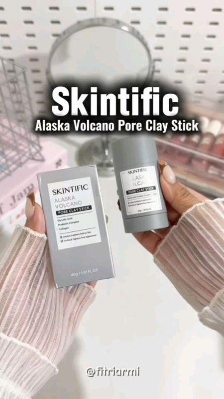 rutin maskeran dengan claystik by skintific #SpillRacunShopee #RacunShopee #skintificalaskavolcanoclay #skintificvolcanoclaystick #claystickvolcano