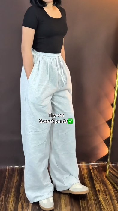 Terlalu op✅🏞️#ViralDiShopeeVideo #baggypants #sweatpants #kulotkekinian #sweatpantswanita #GratisOngkirRP0
