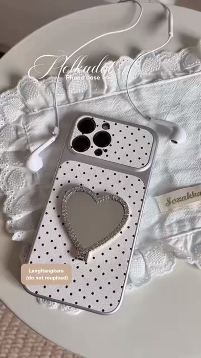 motif polkadot, lucu gemes #iphone17promax #caseiphone #casehp #shopeevideo #ShopeeLook #ShopeeCOD #RacunShopee