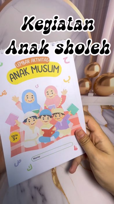 Belajar agama sejak dini #aktivitasanak #anakmuslim #parentingislami #shopeevideo #RacunShopeeCheck #fyp