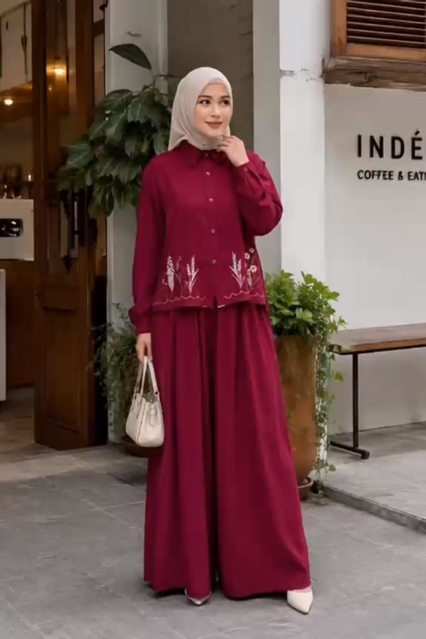 One set gamis 😘#ShopeeFashionHaul #bajuwanita #kerenbanget👍 #GakNyeselBeliIni #shopeevideo #fypシ #ShopeeCOD