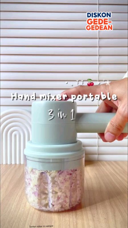 5in1pemotong sayuran blender mini portable pengiris bawang mixer pengkocok telur #chopper #pemotongsayuran #blenderportable #blenderchopper