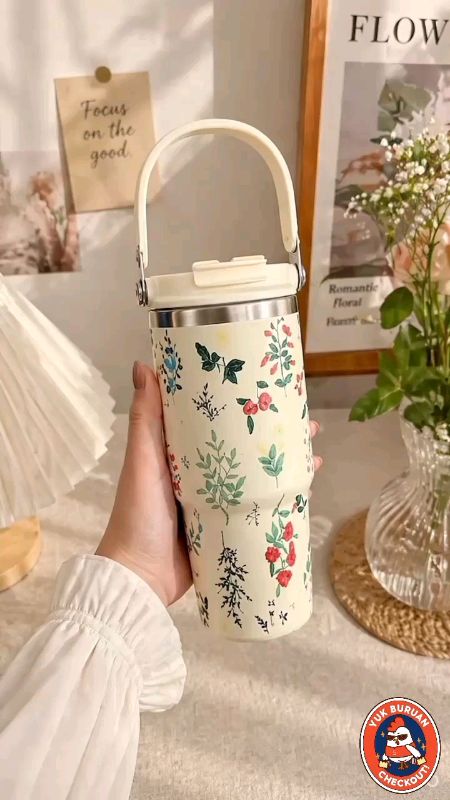 chekout sini Tumbler 900ml#happychekout #fyp #shopeevideofeed  #SpillRacunShopee #tumbleraestethic #tumblerstainless #shopeevideo