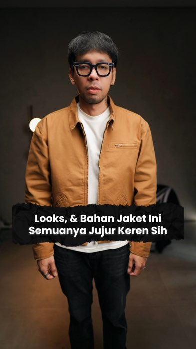 Work jacket kolaborasi ini menggunakain kain yang tebal dan keren abis! #workjacket #jacket #jaket #boxyjacket #boxyjaket #mensfashion #menswear