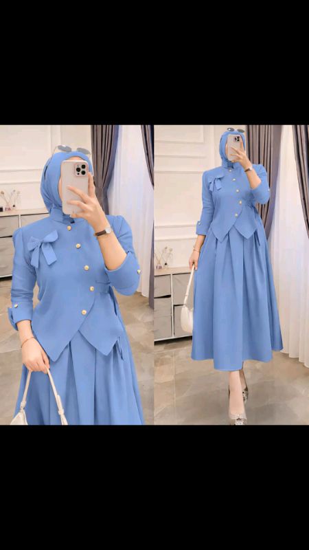 #syifaset #verlitaset #onesetmurah #setelanwanita #HanaSetRokWanitaRibKnitPremiumOneSetRokKekinianCantikTrendy #onesetrok
