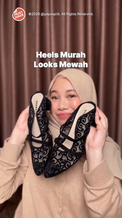 #heels #heelswanita #heels5cm #heelscantik #heelshaktahu #heelslace #heelsnyaman #heelskondangan #heelsmurah #ShopeeLook #ShopeeFashionHaul