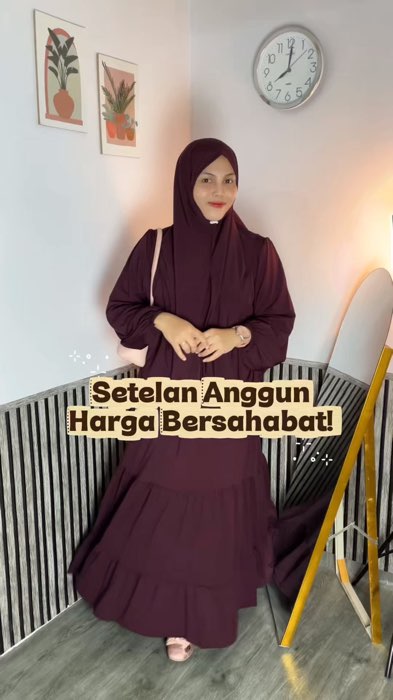 Adem dan cantik dipakai seharian #oneset #onesetmurah #onesetkekinian #onesetwanita #onesetrok #setelanwanita #setelanrok #fashionwanita #bajuwanita
