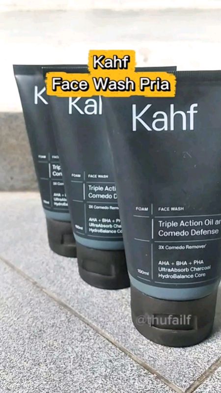 #kahf #KahfFaceWash #kahfeveryday #skincare #skincarecowok #perawatanpria #GlowUpPria #cowokmaskulin #hempaskomedo #solusikomedo #bebasminyak