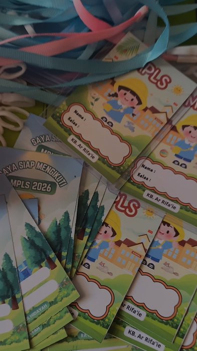 ID card MPLS dengan desain yang lucu dan menarik #mplssekolah #mpls2026 #backtoschool #sekolah #idcardMPLS