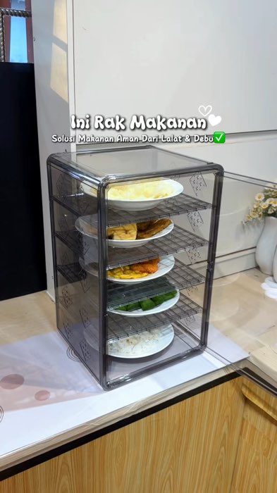 Rak makanan kayak gini deh yg dicari emak” #rakmakanan #rakmakananbertingkat #tudungsaji #tudungsajisusun #tudungsajiestetik