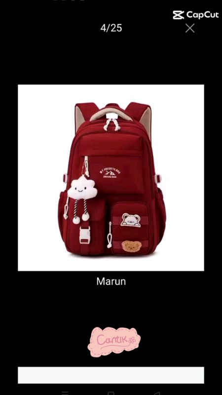 #Tas_Ransel_Sekolah Banyak Bonus #Backpeck #Tas_punggung Wanita#shopeevidiocheck #ShopeeCOD #shopeecodcekdulu #Gaknyeselbelini