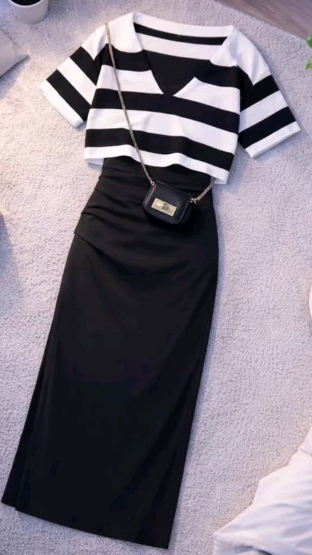 One Set Outfit Wanita #langsungdicekout👉🛍️ #fypshopeevideo