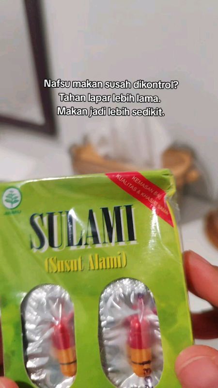 bisa loh diet turun cepat anti gagal dan gak gampang laper. cobain deh pake sulami #kuruscepat #obatdiet #dietampuh #sulamikapsul #sulami #ShopeeLook