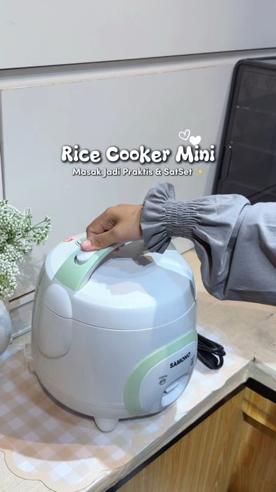 Rice cooker mini ini deh yg dicari” anak kos & keluarga kecil #ricecooker #ricecookermini #ricecookermurah #ricecooker1liter #ricecookersamono