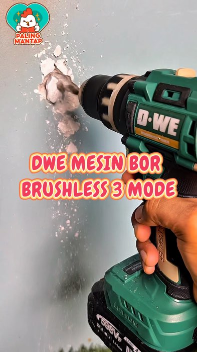 DWE MESIN BOR BRUSHLESS 3 MODE #bor #borbaterai #borcordless #borimpact #mesinborcordless #mesinborbaterai #dwemesinbor #dwebor