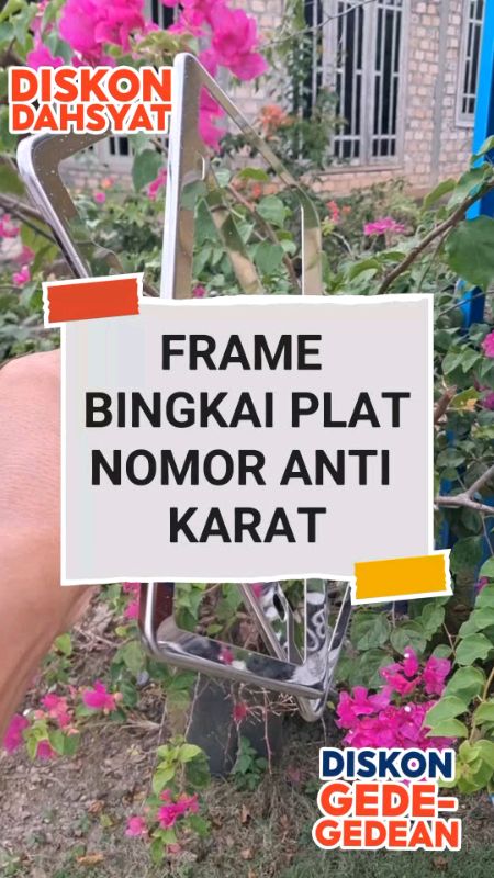 BAHAN STAINLESS PREMIUM #frameplatnomor #bingkaiplatnomor #bingkaiplatnomormobil #frameplatmurah #ShopeeCOD #shopeevideo