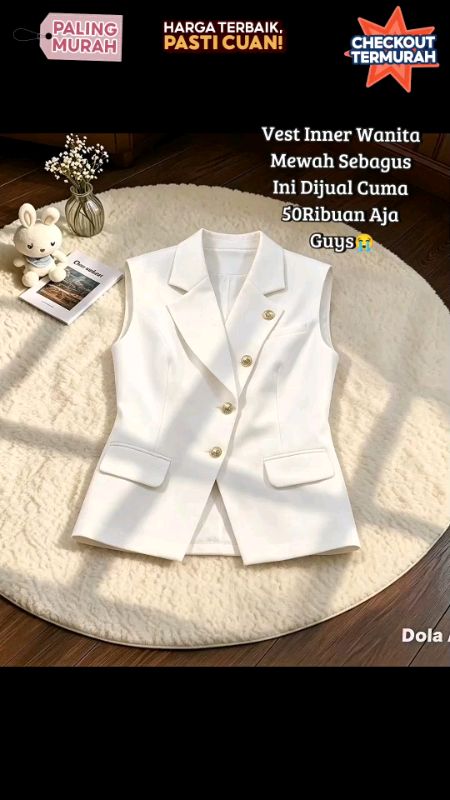 Vest Inner Viral#vestinner#innerdress#rompiwanita#vestwanita#kemejawanita#fashionwanita#ootd#RacunShopee#GratisOngkirRP0#Diskon50Persen#bismillahfyp