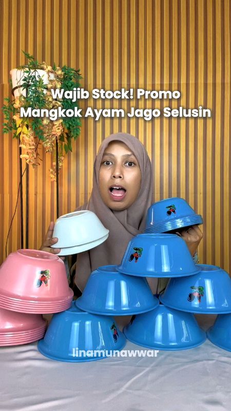 Mangkok plastik ayam jago #mangkokplastik #mangkokjago #SpillBawaBerkah #SpillRacunShopee #RacunShopee #DiskonRacunShopee