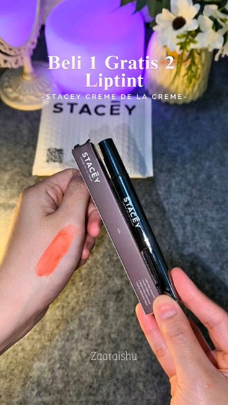 #lipcream #staceyliptint #ShopeeBeautyHaul #BeautyFashionFestival #ShopeeLook #TermurahDiShopee #SpillBawaBerkah