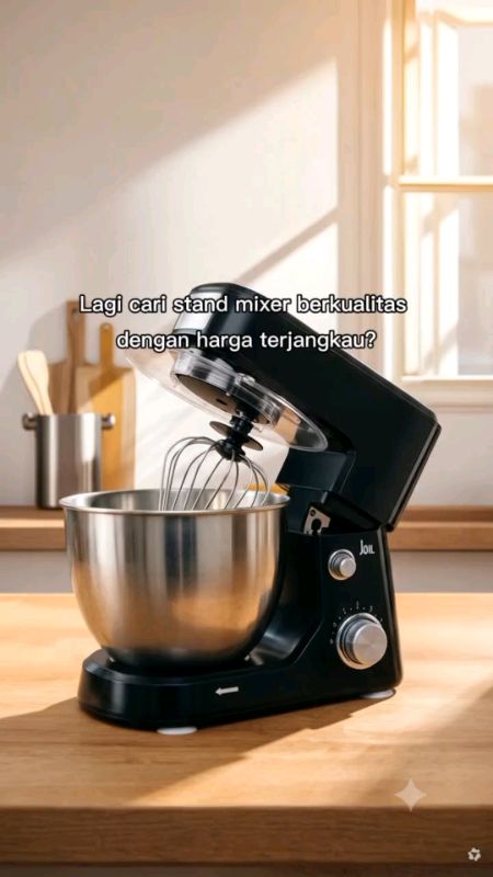 Joil Stand Mixer 4L M2#JoilStandMixer#MixerRoti #MixerKue #PeralatanDapur #PerlengkapanBaking #MixerMurah #ShopeeAffiliate #RacunShopee #PromoShopee